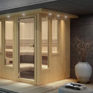 Cascade Panel Built Sauna